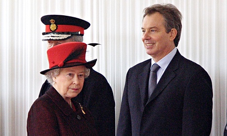 Queen Elizabeth II and Tony Blair