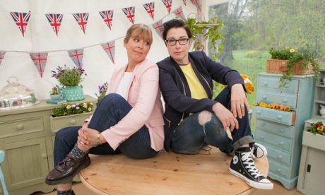 Mel and Sue in the Great British Bake Off