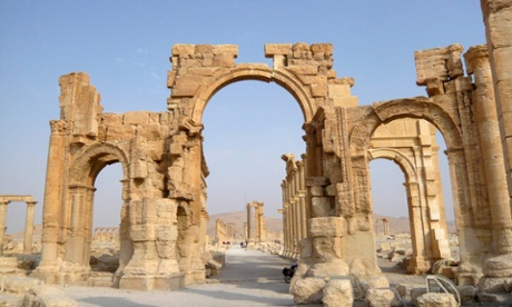 The Monumental Arch, one of Palmyra's gems.