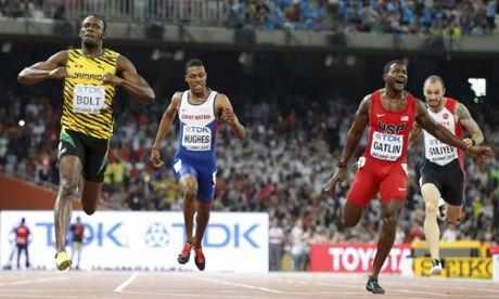 Usain Bolt wins the 200m