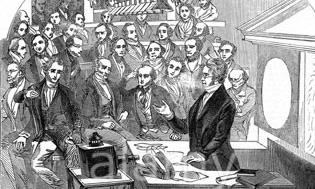Michael Faraday at the Royal Institution