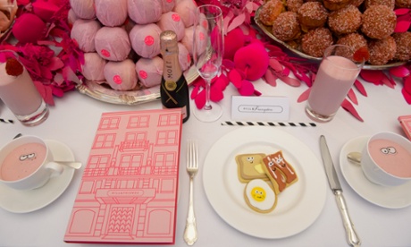 Happy food at the Hill & Friends show at Claridges