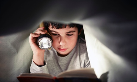 reading under the covers