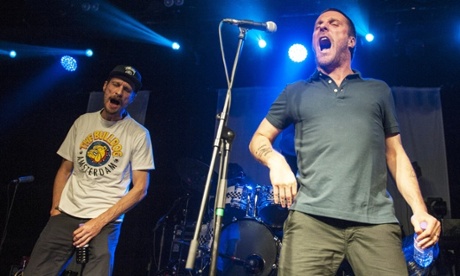Sleaford Mods on stage at Oran Mor in Glasgow last November.