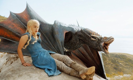 You’re Drogon me down… Emilia Clarke in Game Of Thrones.