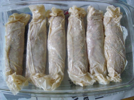 Kar Tiang Dunlop's ngoh hiang, following a recipe her dad used.