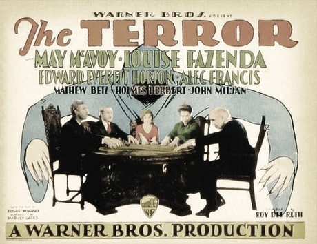 A poster for the 1928 film The Terror