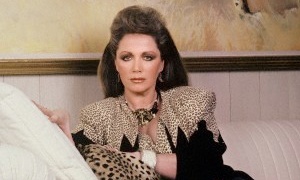 Jackie Collins in the 1980s