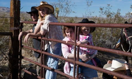 Norman Reedus with Diane Kruger and Lena Dunham (as his gap-toothed sister-in-law) in Sky.