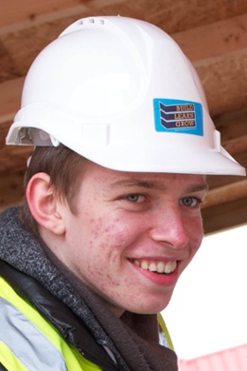 Roman Dibden in hard hat