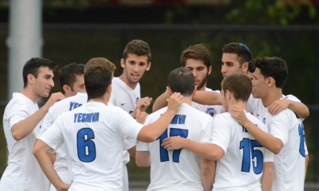 The Yeshiva University team: ‘I stress to them all the time: this is not a party school atmosphere.’