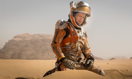 Lonely planet ... Matt Damon in The Martian.