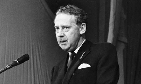 Labour leader Hugh Gaitskell at Scarborough in 1960.