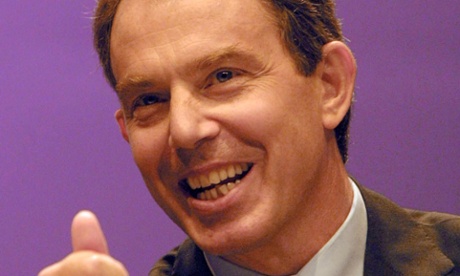 Tony Blair in Brighton, 2001.