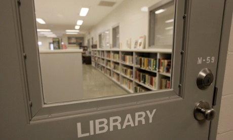 A US correctional facility library