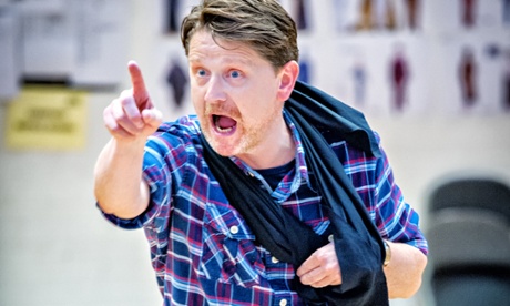 Reece Dinsdale in rehearsals for Richard III.