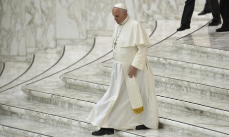 Pope Francis at the Vatican in April 2015.