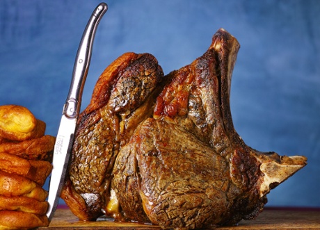 Traditional rib roast.