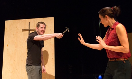 Marius von Mayenburg’s play Martyr, with Daniel O’Keefe and Natalie Radmall-Quirke.