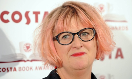 Sally Gardner, author of Maggot Moon, at the  Costa Book of the Year awards ceremony, having won Children's book of the year for her unusual novel  Maggot Moon.