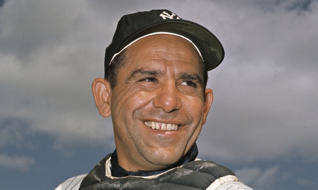 Yogi Berra served as a model for the cartoon character Yogi Bear. Photograph: AP