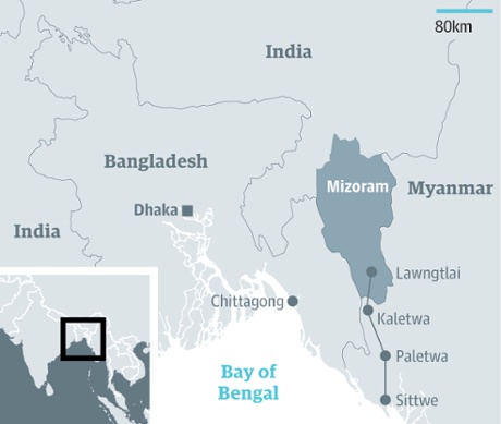 Map  - Trans south-Asia highway