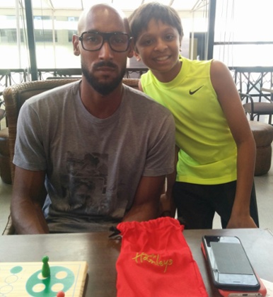 Nicolas Anelka plays Ludo