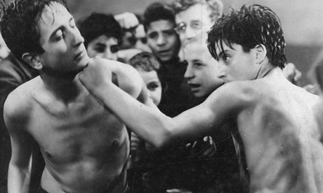 Franco Interlenghi, right, in Sciuscià (Shoeshine, 1946).