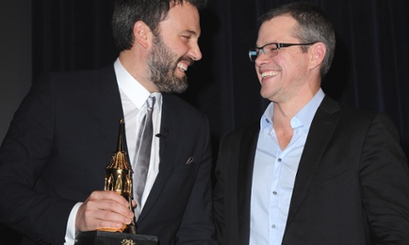 Ben Affleck and Matt Damon laughing together