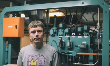 Composer Iain Chambers in the control room of Tower Bridge.