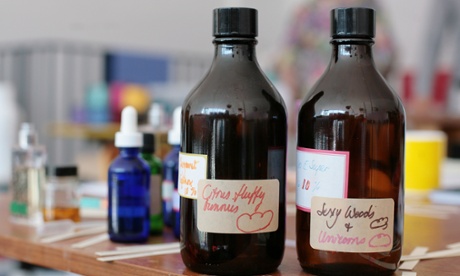 Bottling it ... David Shariatmadari attempts to create a new hit fragrance.