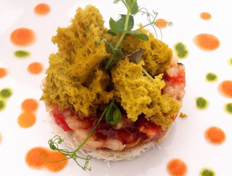 Organic food at L'Antic Forn, Cervera