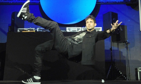 Dynamo performs at the launch party of Magician Impossible.