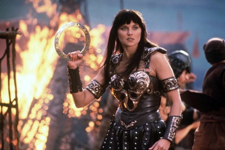Lucy Lawless as Xena Warrior Princess. You wouldn't mess with her, would you?