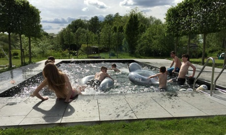 Tom Hoblyn's natural swimming pool 