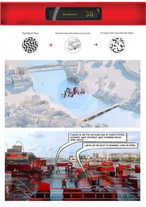 Floating Tidal Exploded Bus Maze (Chris Doray Studio)