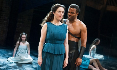Amy McAllister as Polyxena, Derbhle Crotty as Hecuba and Ray Fearon as Agamemnon.