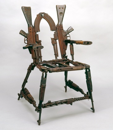 Artwork Throne of Weapons, by Cristovao Canhavato (Kester) in 2001