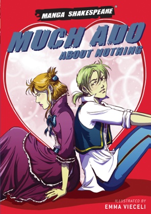 The cover for Manga Shakespeare version of <em>Much Ado About Nothing</em>.