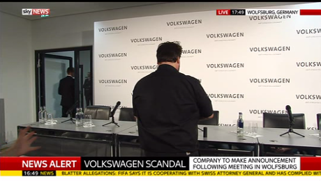 VW press conference