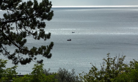 View of the Lyme Regis coast from Belmont, Dorset