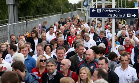 England rugby fans