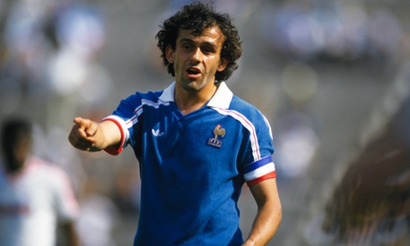 Michel Platini, playing here for France at the 1986 World Cup, captained his country to the European Championship title in 1984.