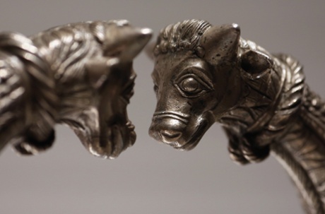 A silver ring from Trichtingen, Germany, c200-50BC.
