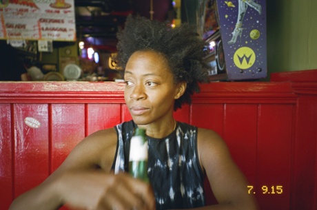 Kara Walker in Atlanta, Georgia, July 2015 after visiting Stone Mountain.