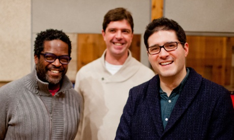 Jazz for purists and passersby … from left, Gerald Cleaver, Chris Cheek and Barry Green 