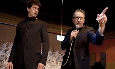 Guy Lewis and Llion Williams in National Theatre Wales' production of Iliad