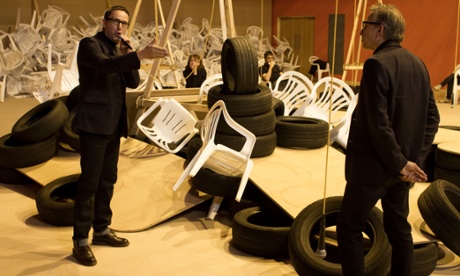 Richard Lynch and Llion Williams in Iliad