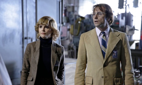 Wig lover … The Americans starring Keri Russell as Elizabeth Jennings and Matthew Rhys as Philip Jennings.