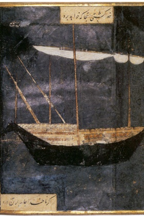 Mixed-media artwork After, God Sets the Course for the Ship, and Not the Captain.